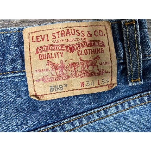Levis 559 | Men’s Relaxed Fit 34W X 34L - Picture 3 of 7